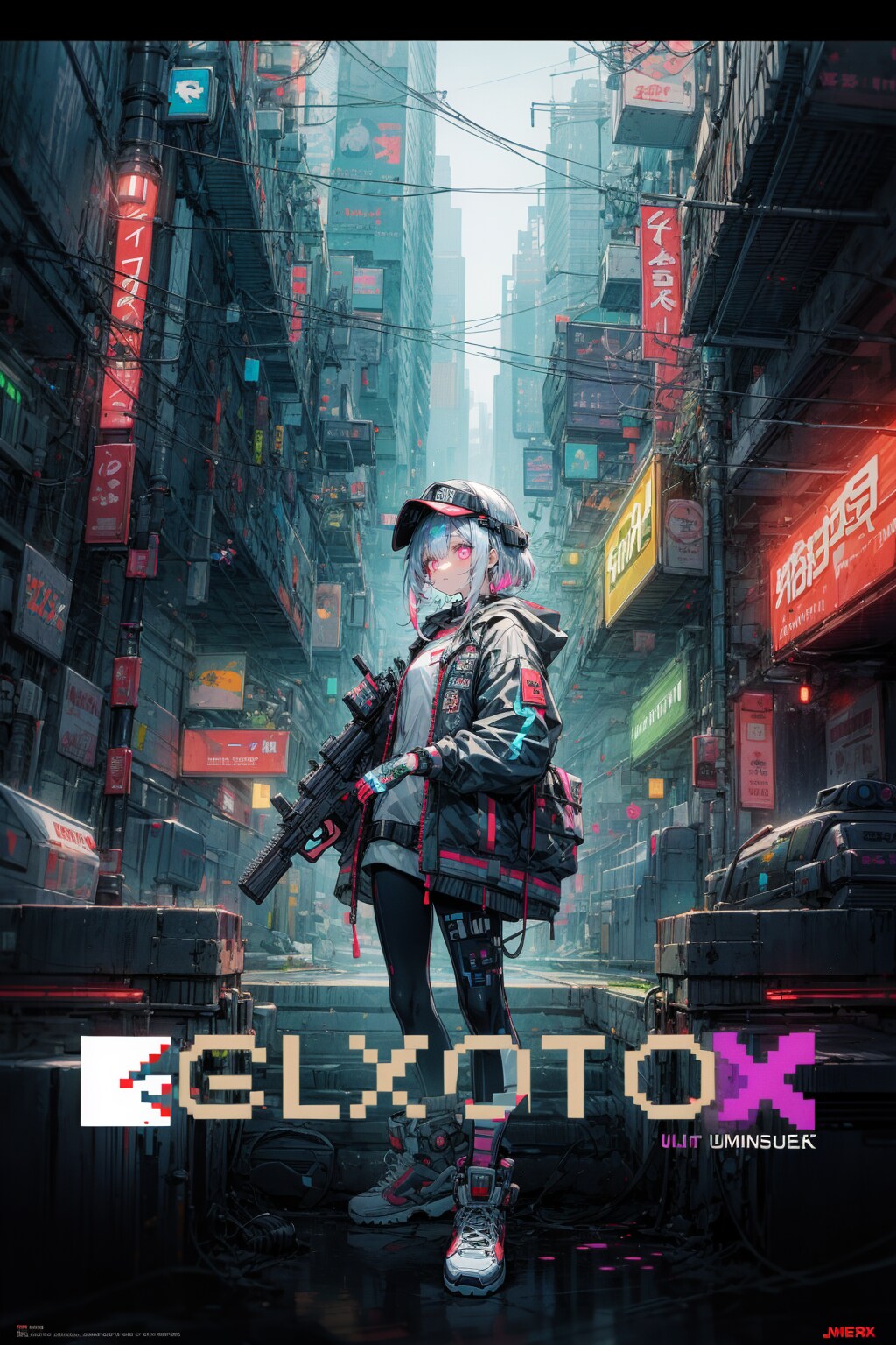 サイバーパンクポスター