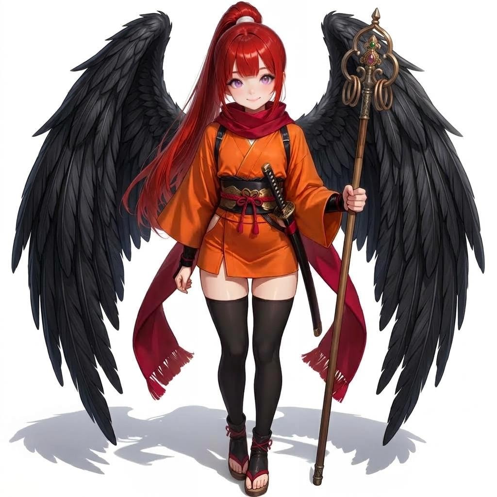 紅葉の烏天狗