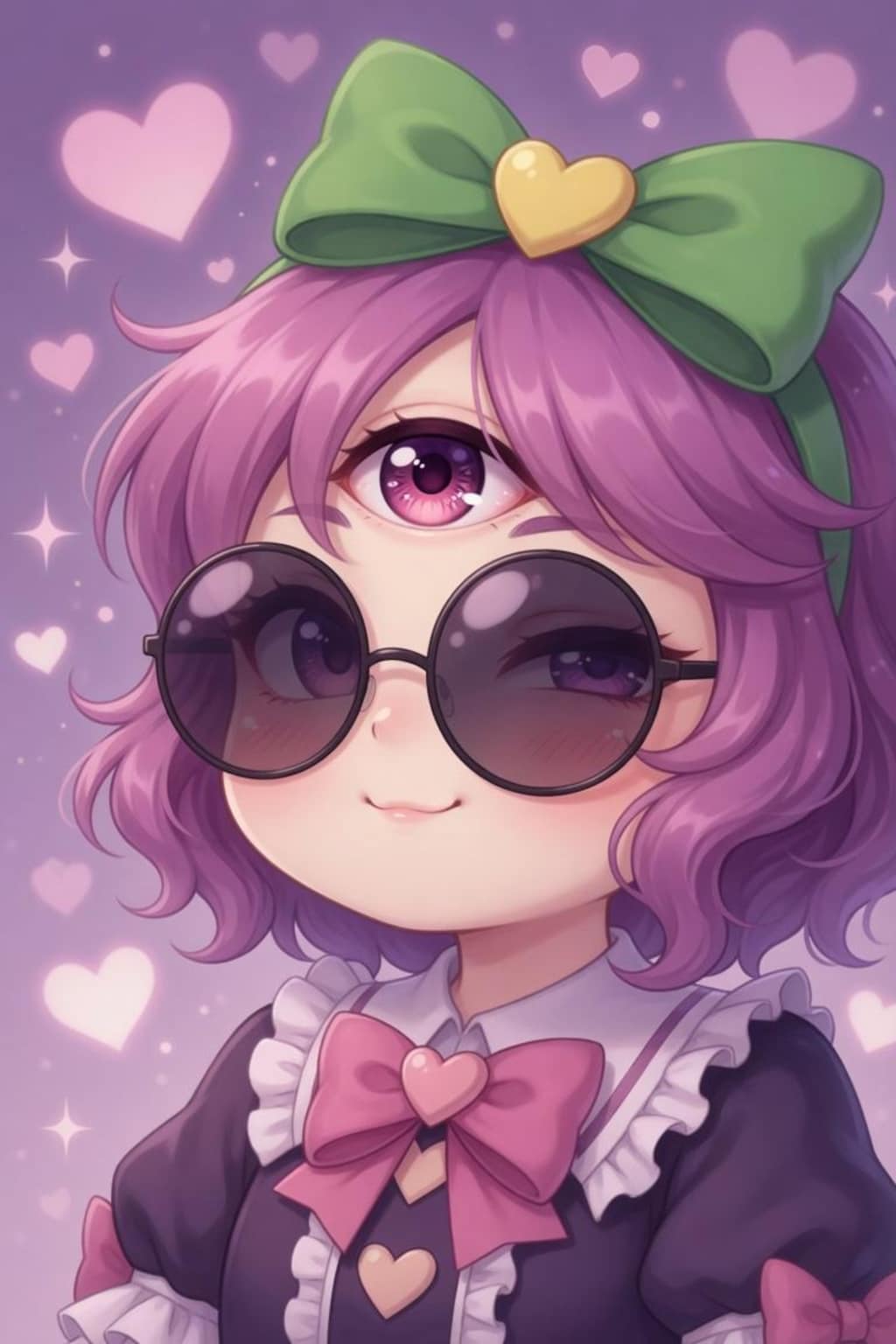 サングラス姿のさとりちゃん