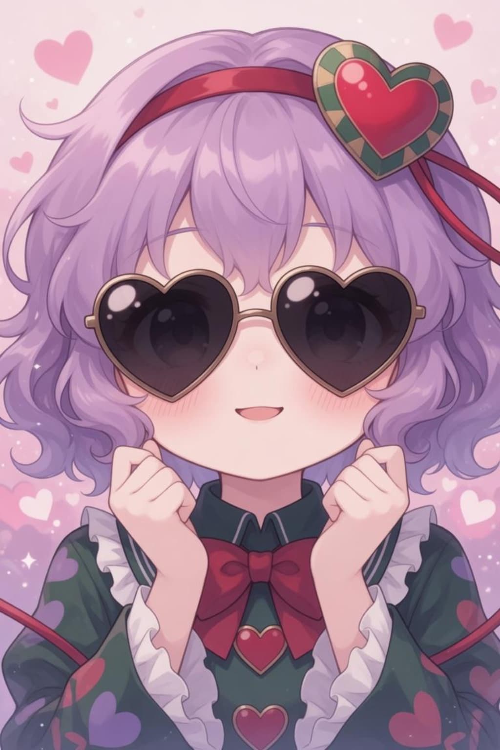 サングラス姿のさとりちゃん