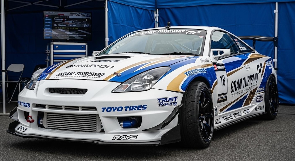 トーヨータイヤセリカのドリ車