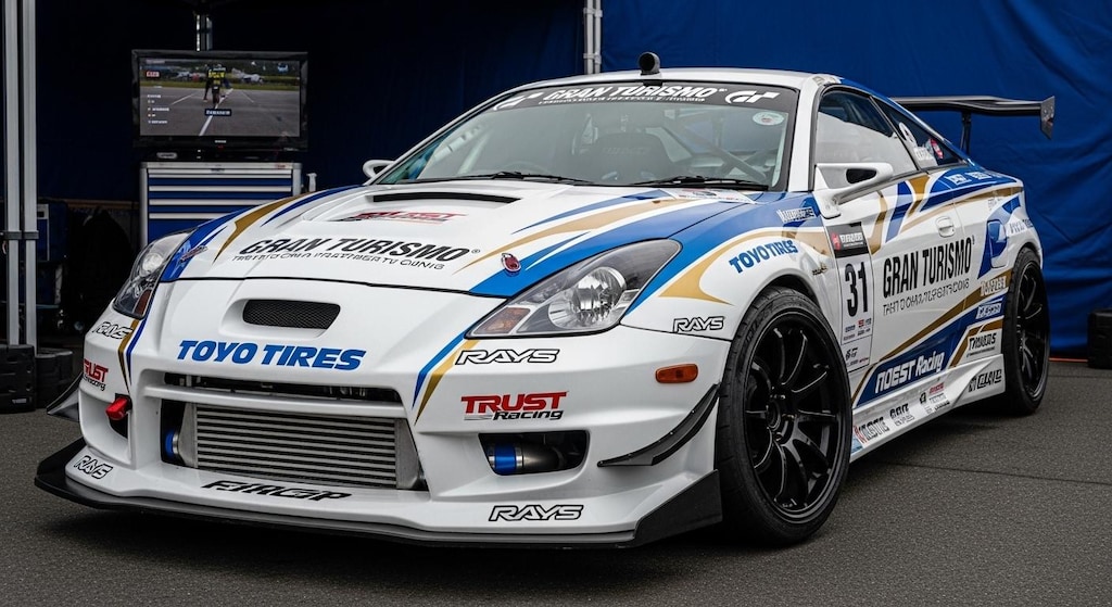 トーヨータイヤセリカのドリ車