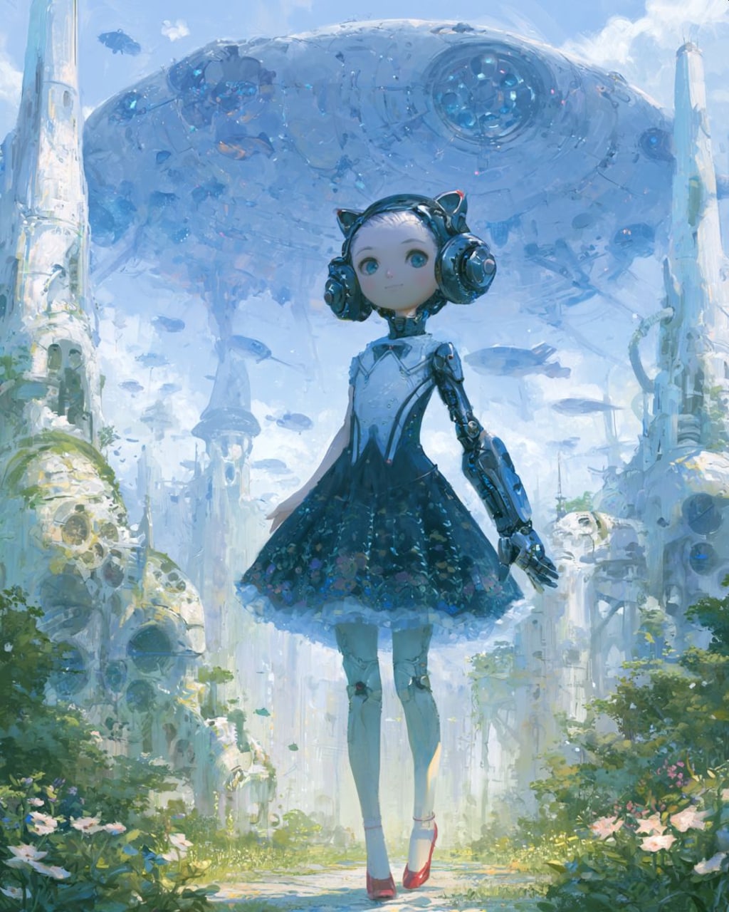 異世界の機械少女
