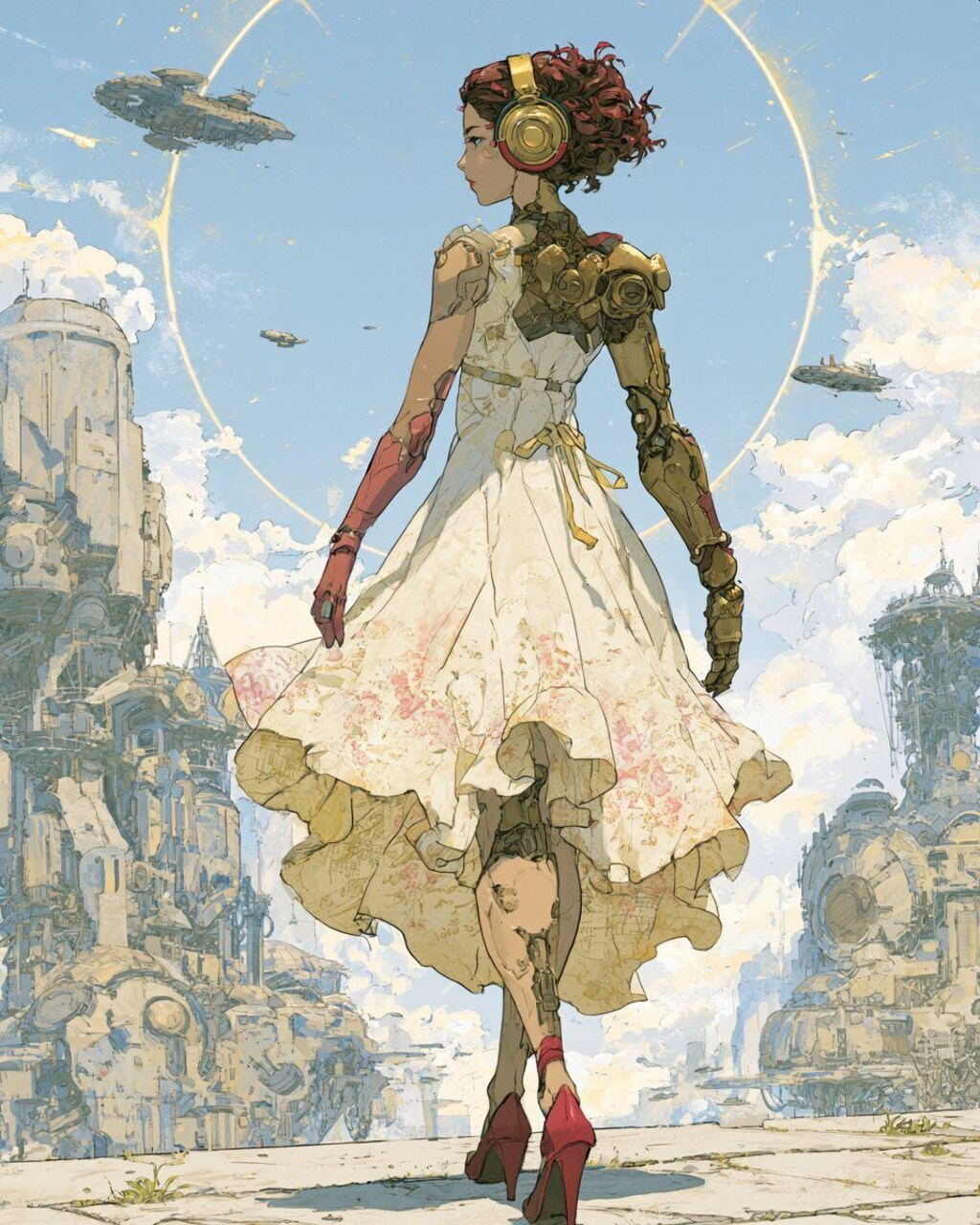 異世界の機械少女