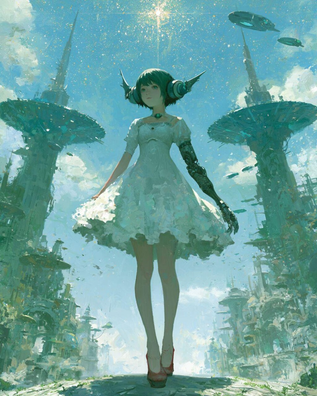 異世界の機械少女