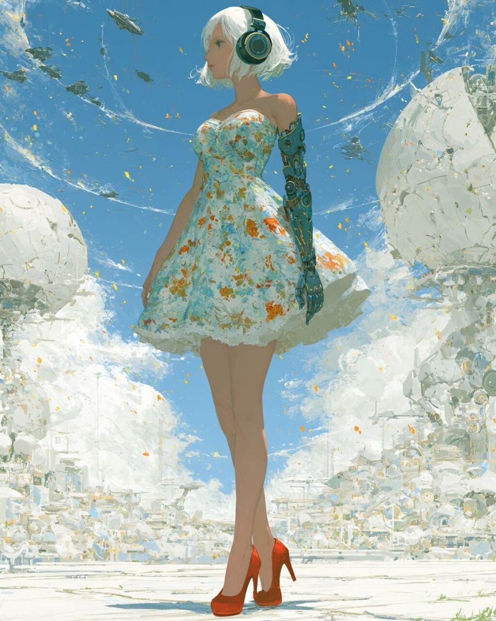 異世界の機械少女
