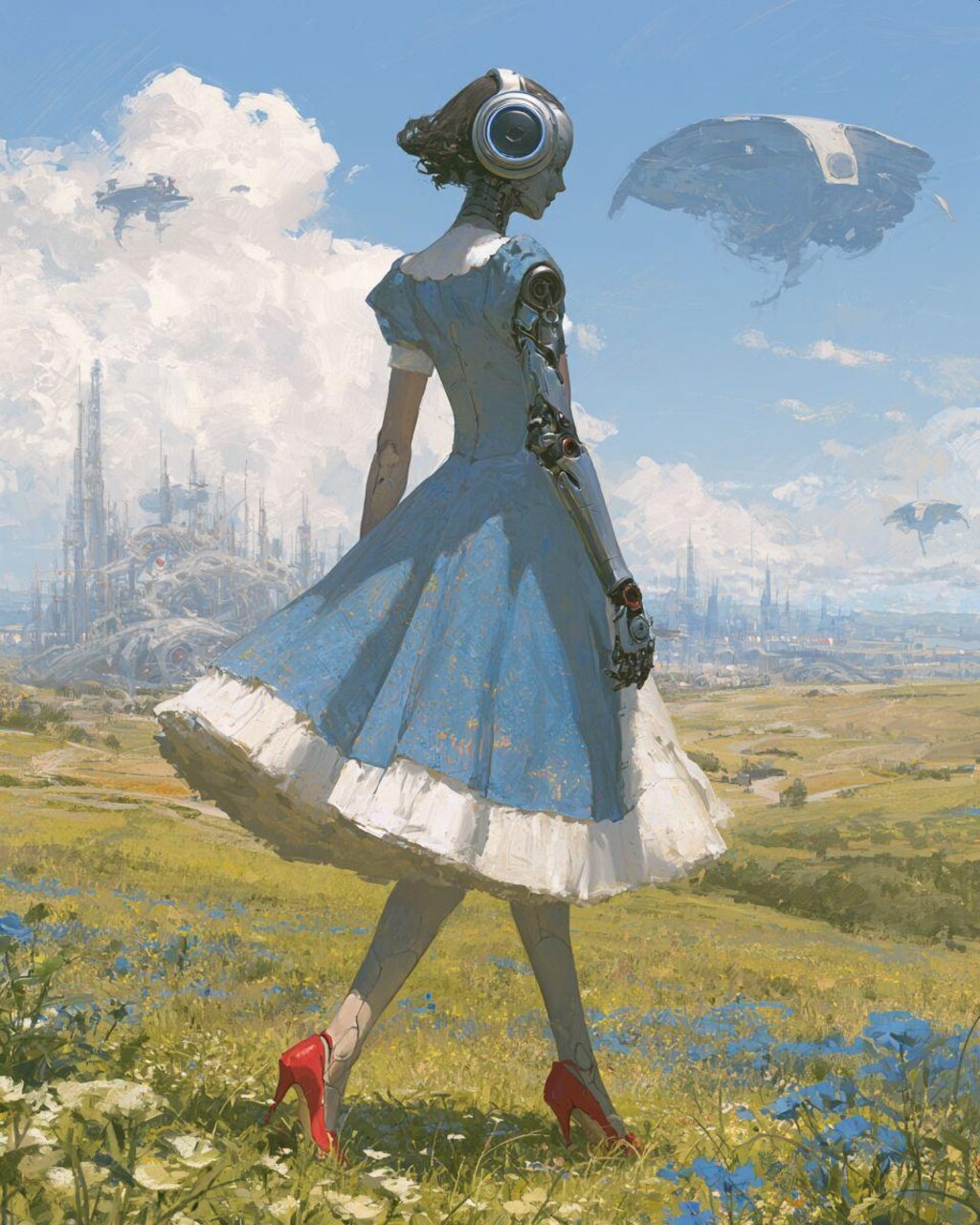 異世界の機械少女
