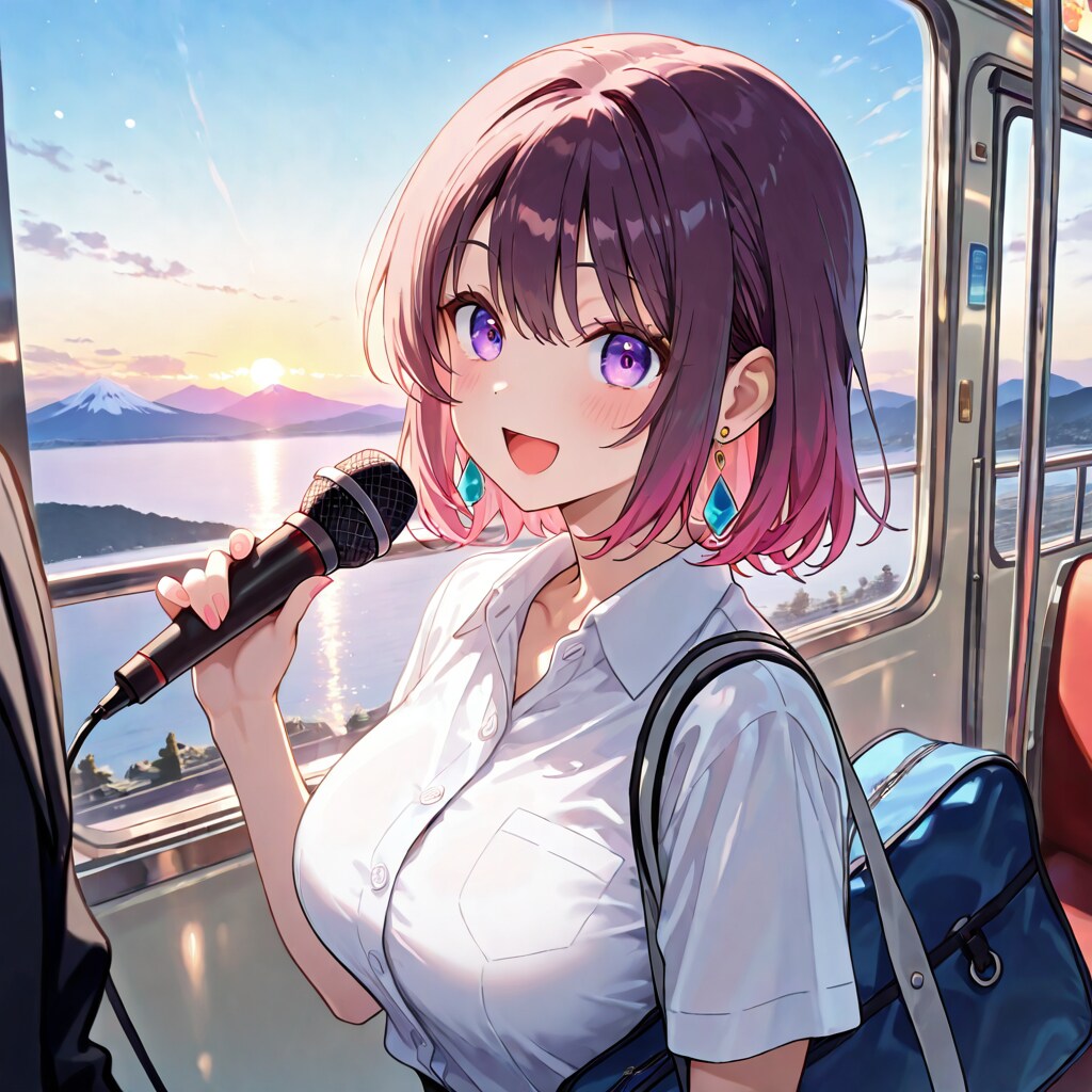 高校生バスガイド？ | の人気AIイラスト・グラビア