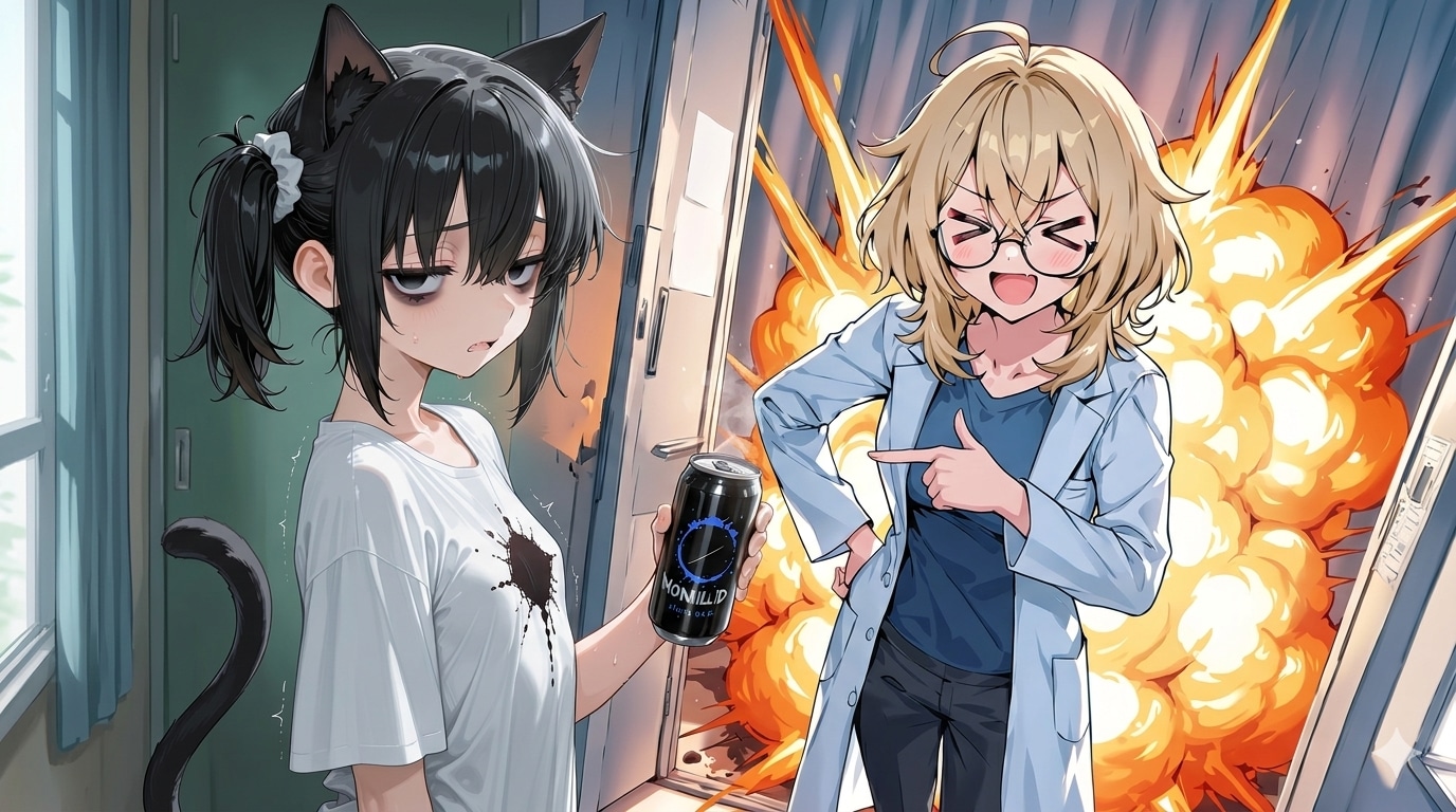 【FA】妹ちゃん、これ飲んでみようか！ | の人気AIイラスト・グラビア