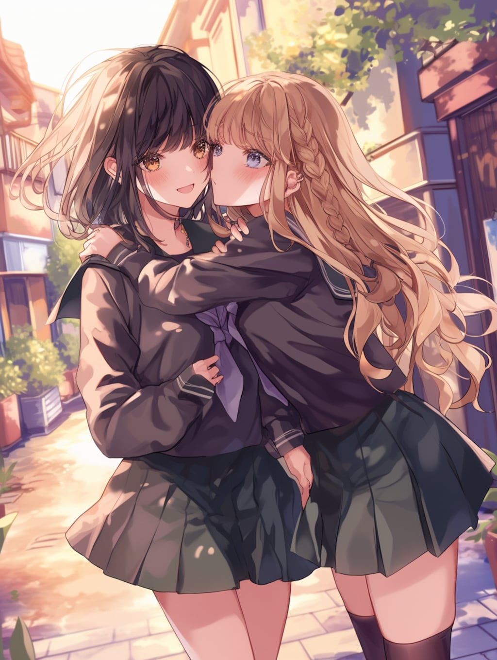キスしたい二人のJK193