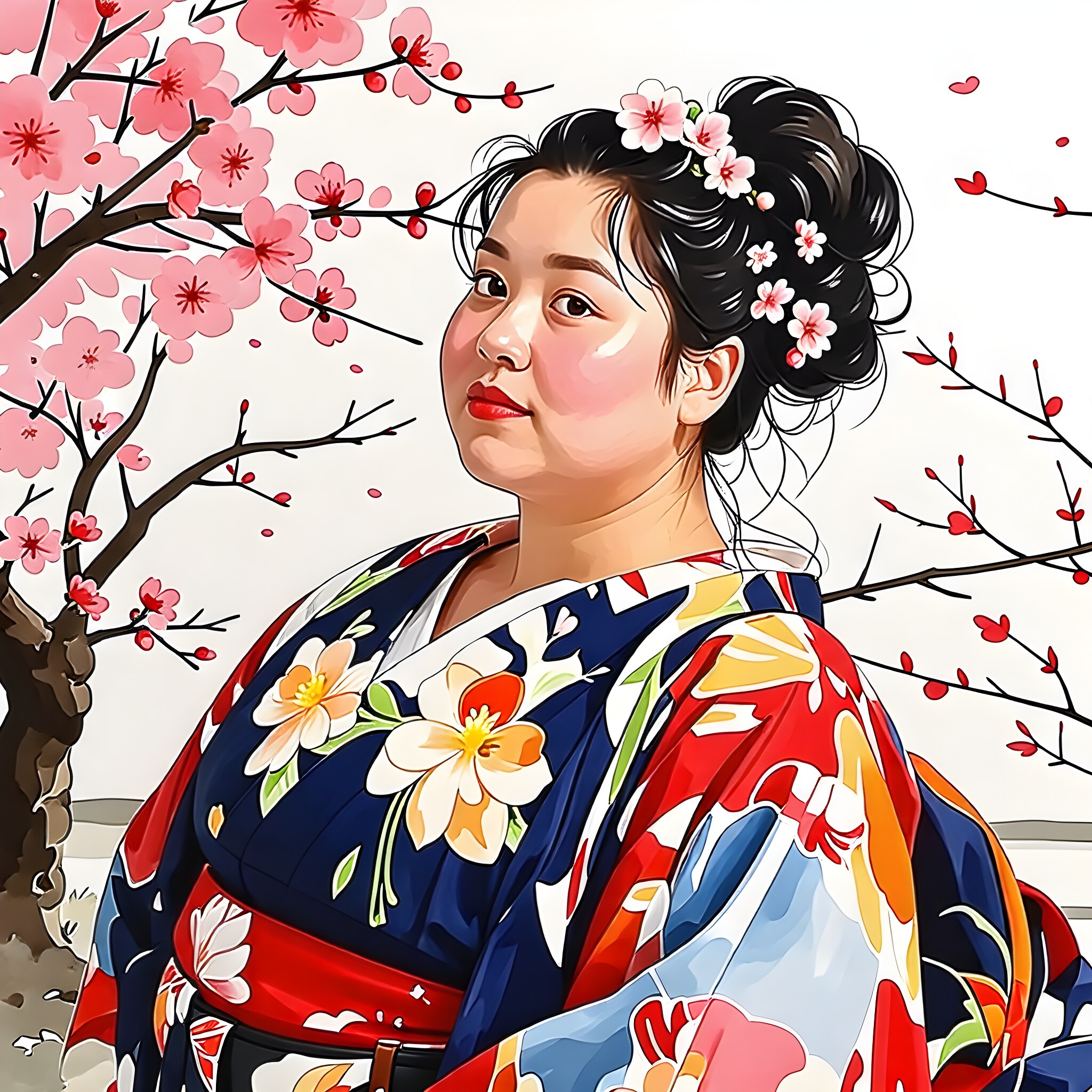 和服美人