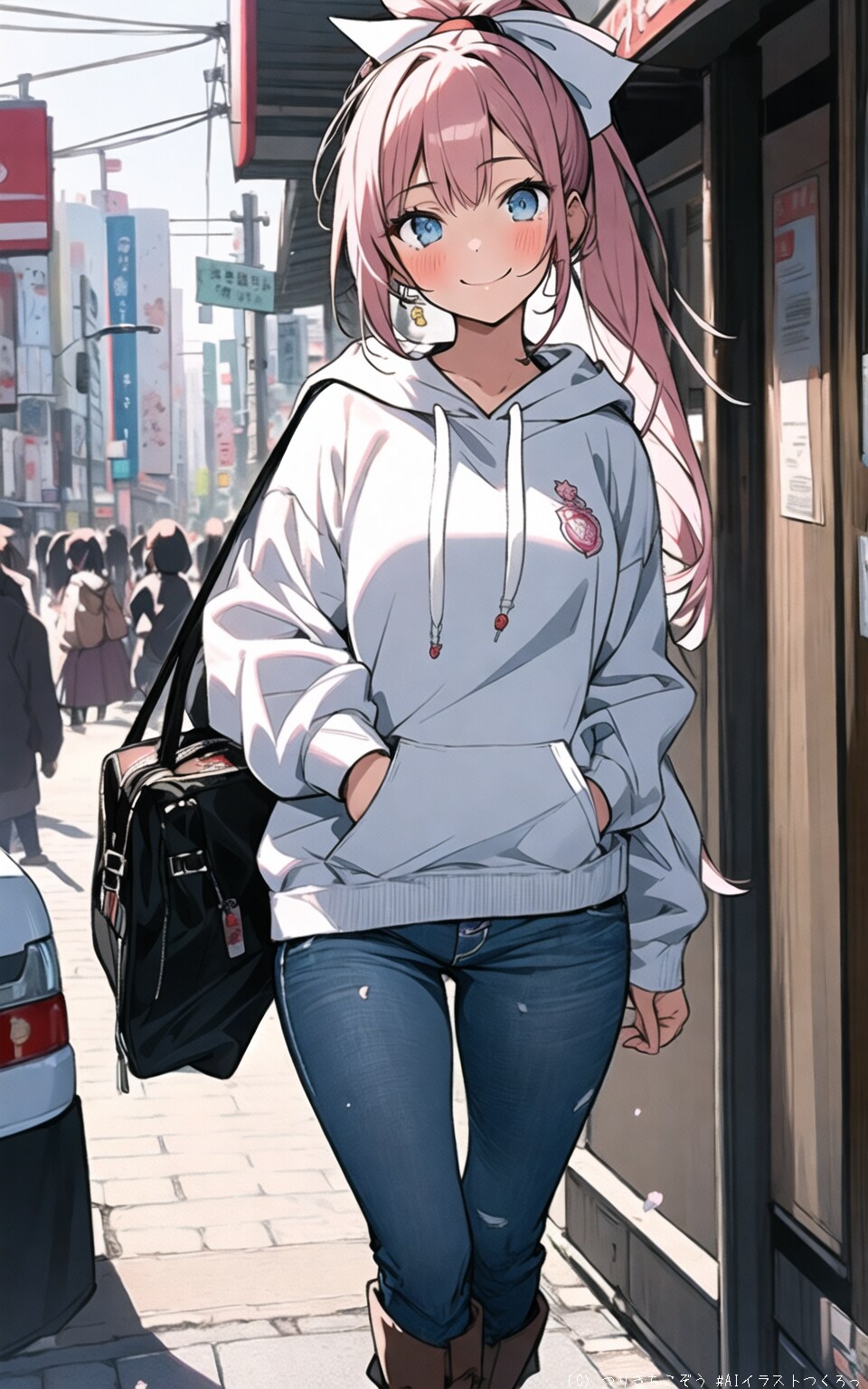 今日は何の日〜歩行者天国の日 | の人気AIイラスト・グラビア