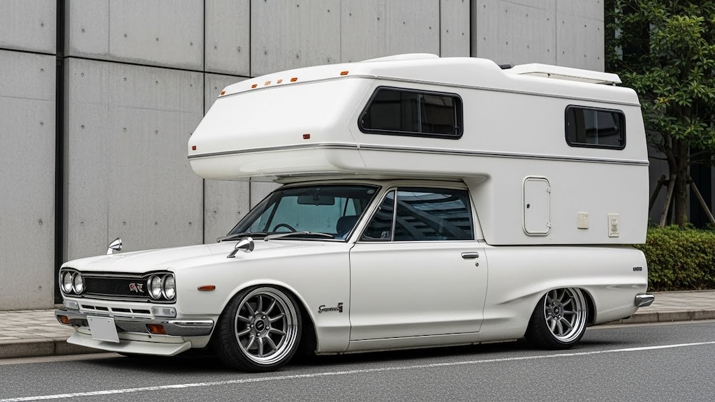 スカイライン2000GTキャンピングカー