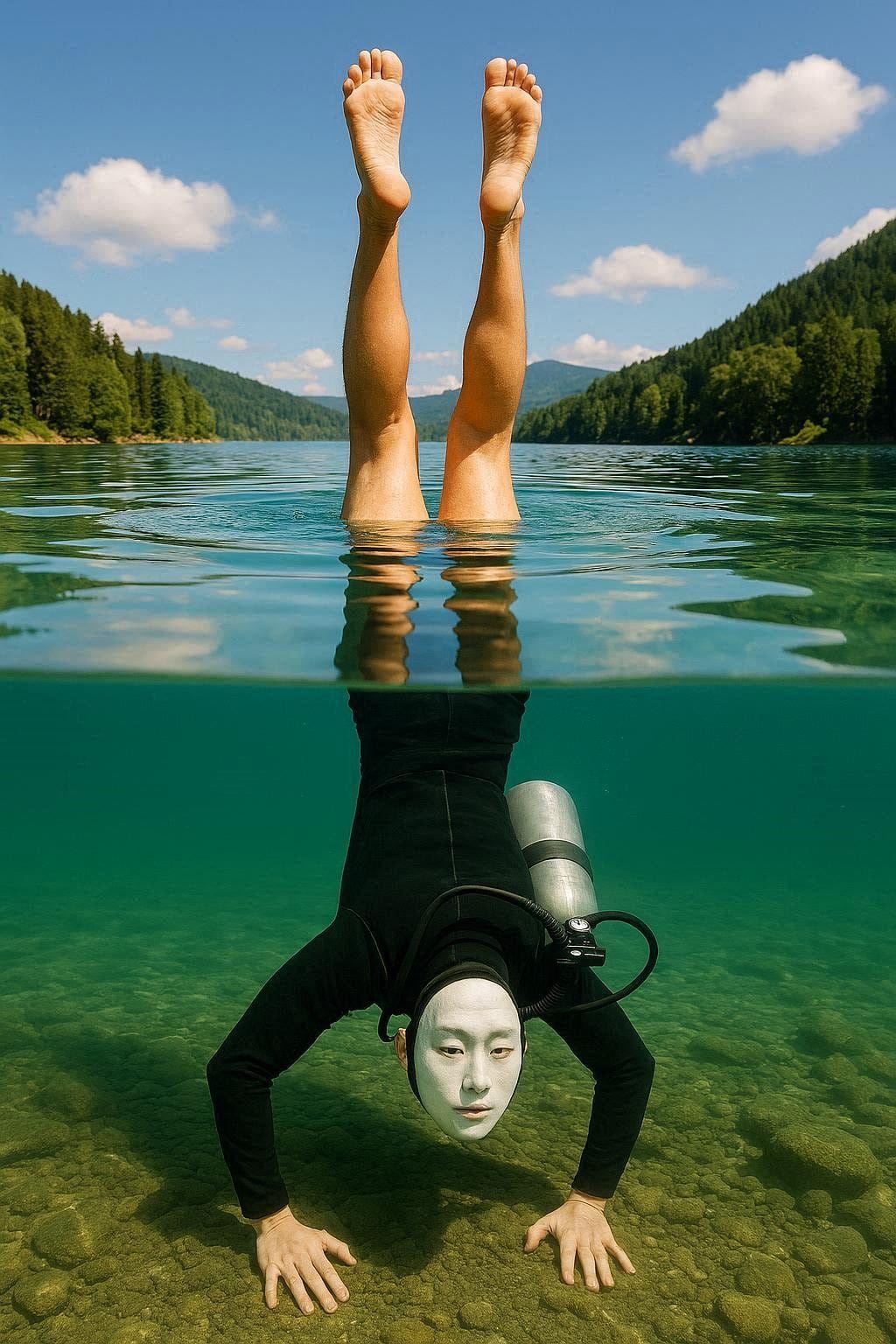 逆立ちスケキヨ