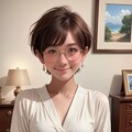幼馴染のメガネ少女 4枚目