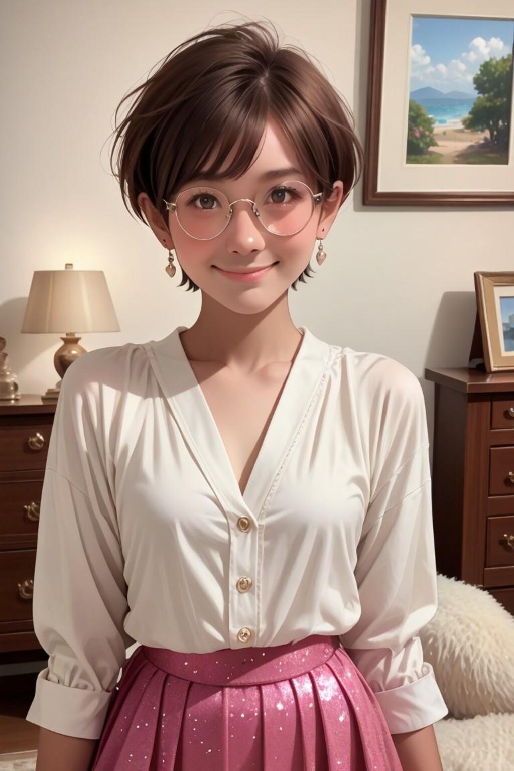 幼馴染のメガネ少女