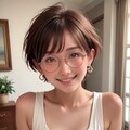 幼馴染のメガネ少女 6枚目