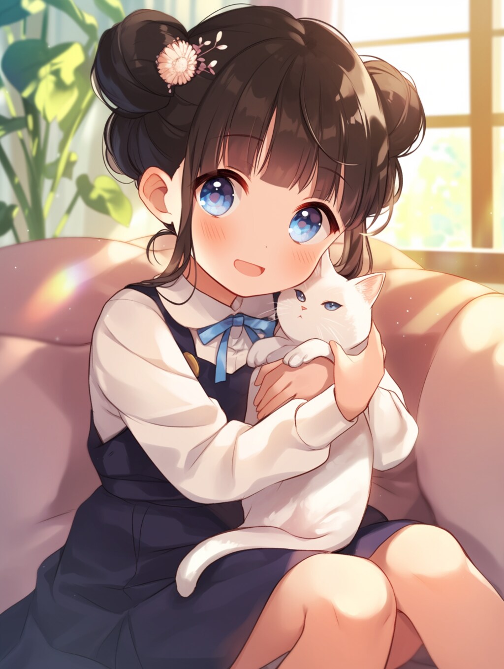 猫🐈とおだんごちゃん🍡✨215