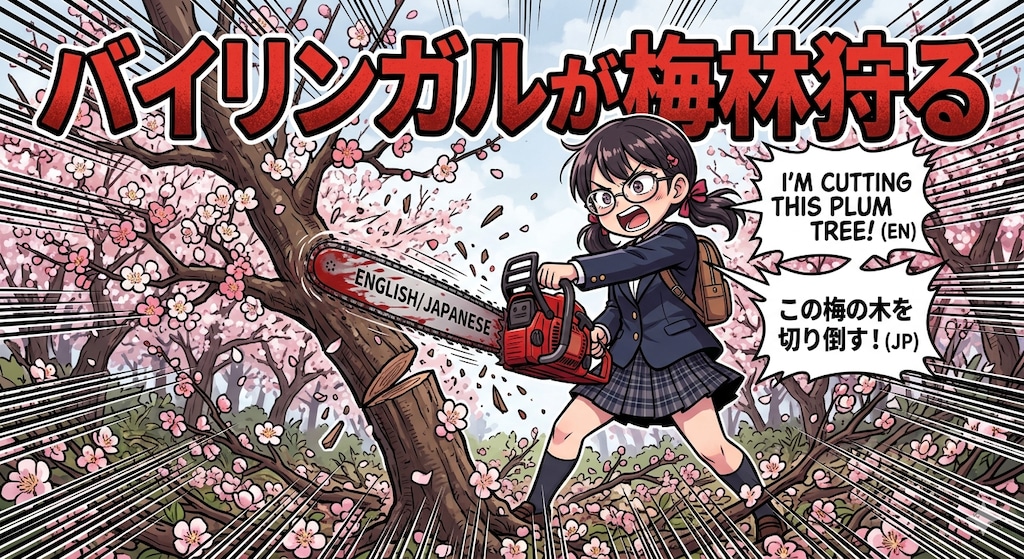 バイリンガルが梅林狩る