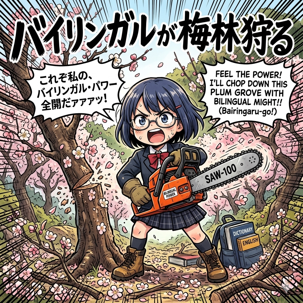 バイリンガルが梅林狩る