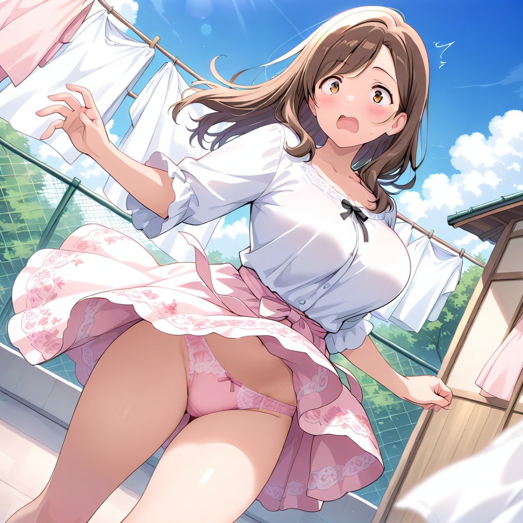 風の悪戯♡