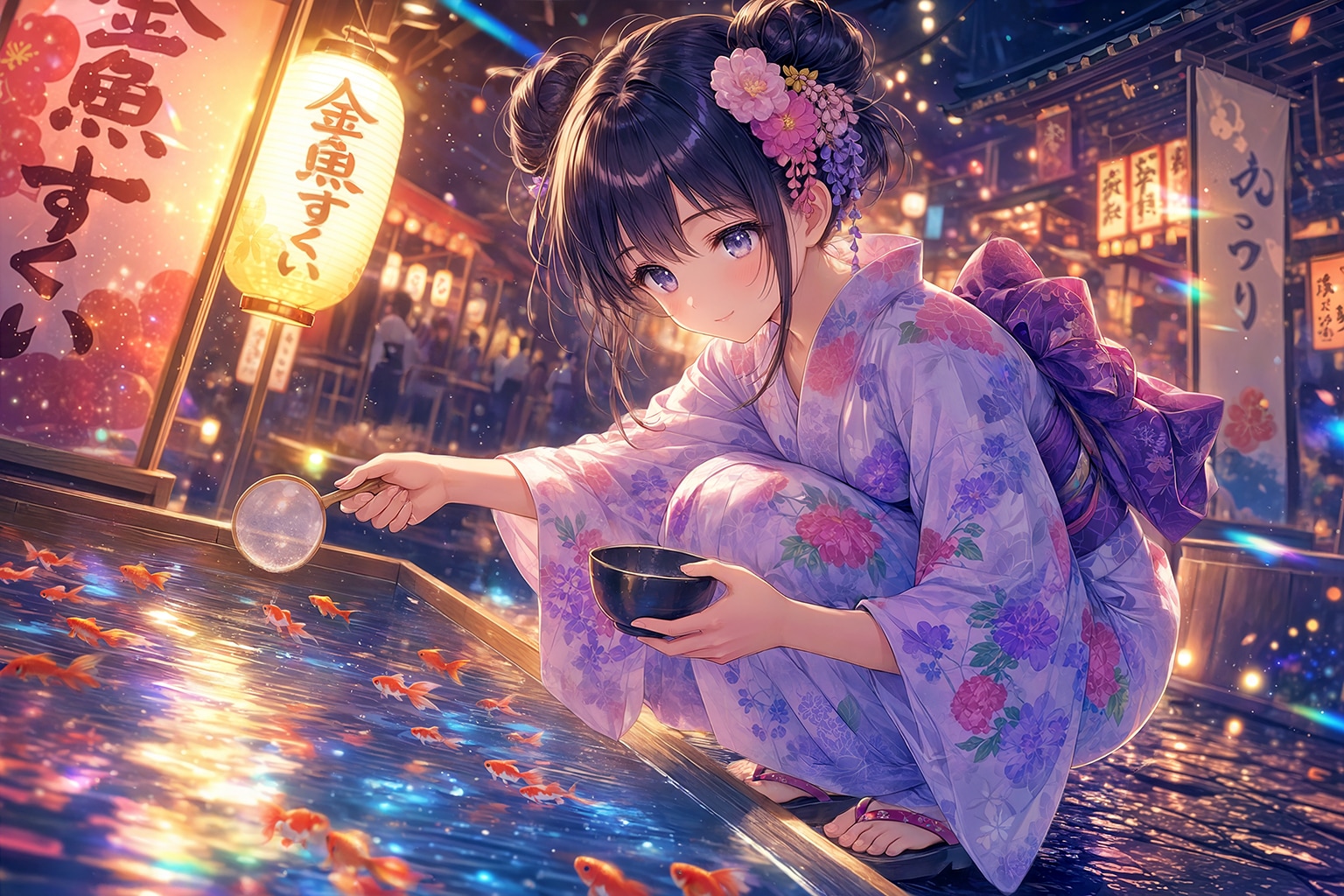 金魚すくい