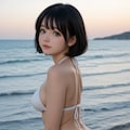 広根涼白ビキニ 4枚目