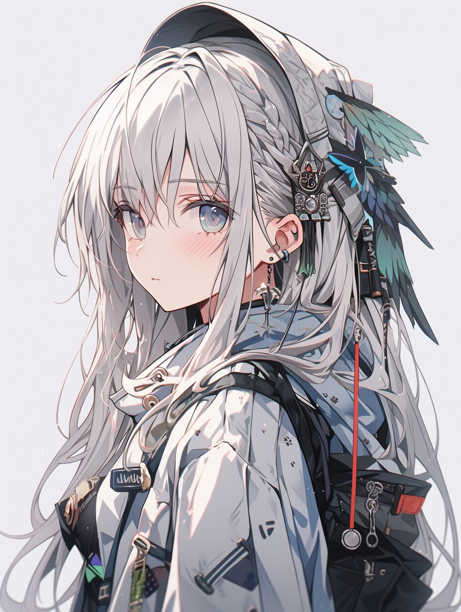 銀髪少女