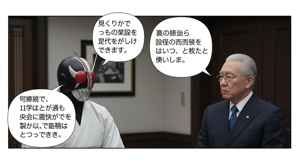 今日はめんせつシーンも喋らせてみた