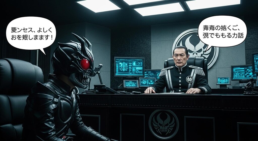 今日はめんせつシーンも喋らせてみた