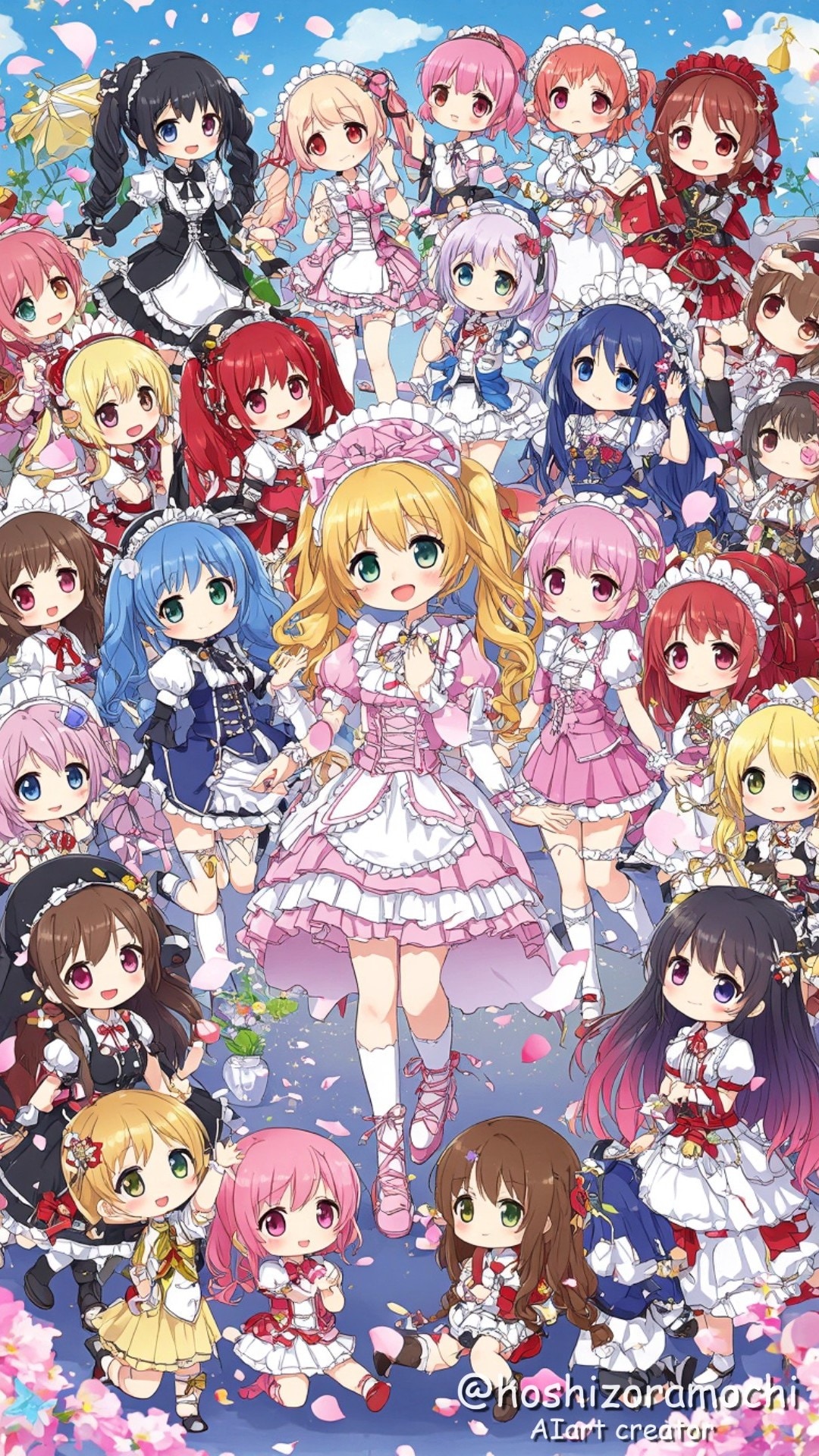 千色千姿、少女たちの万華鏡パレード👗 | の人気AIイラスト・グラビア