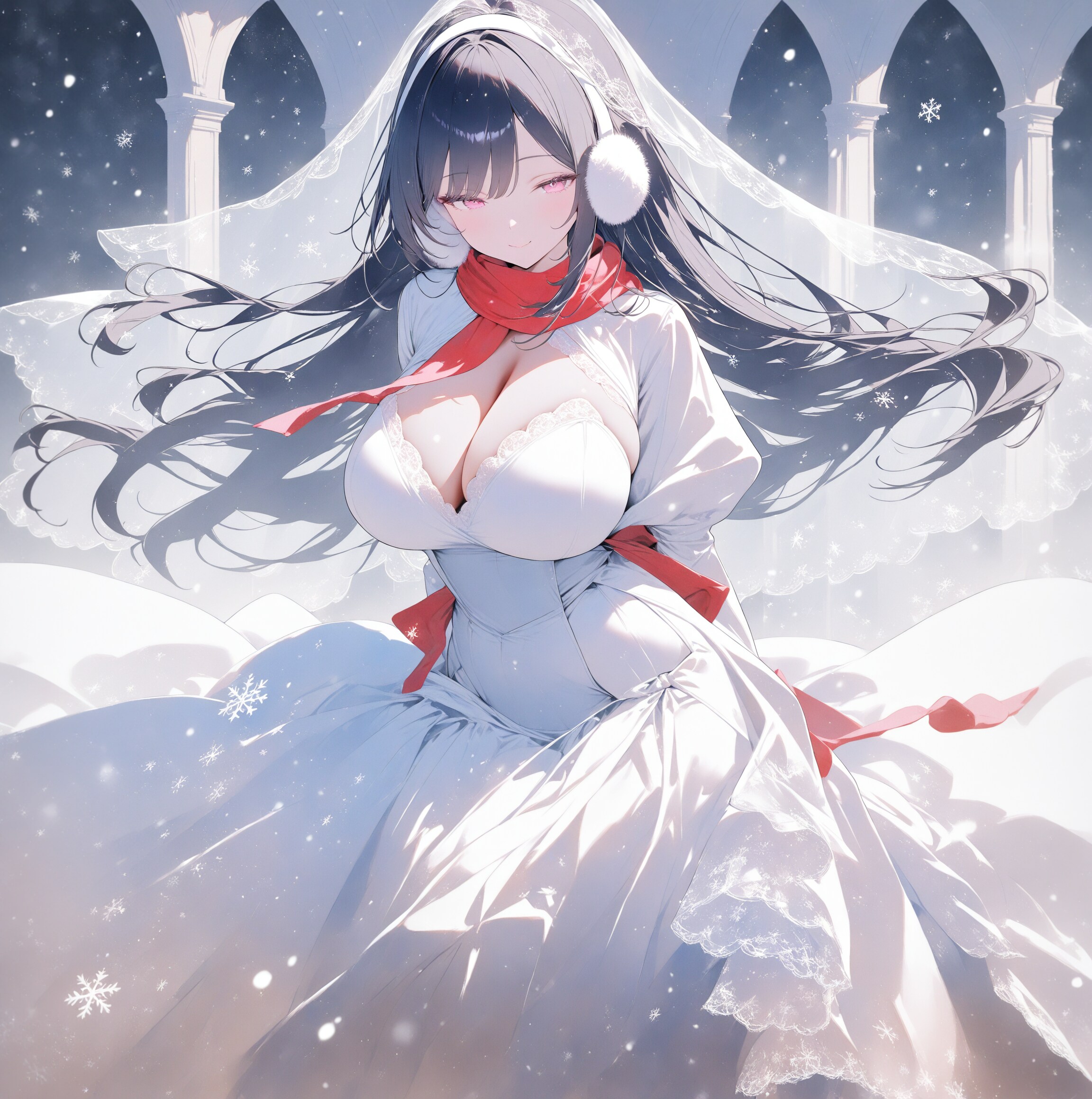 雪景色のウェディング！XL