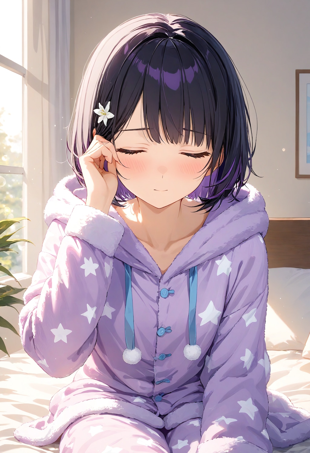 寝起きのひまり