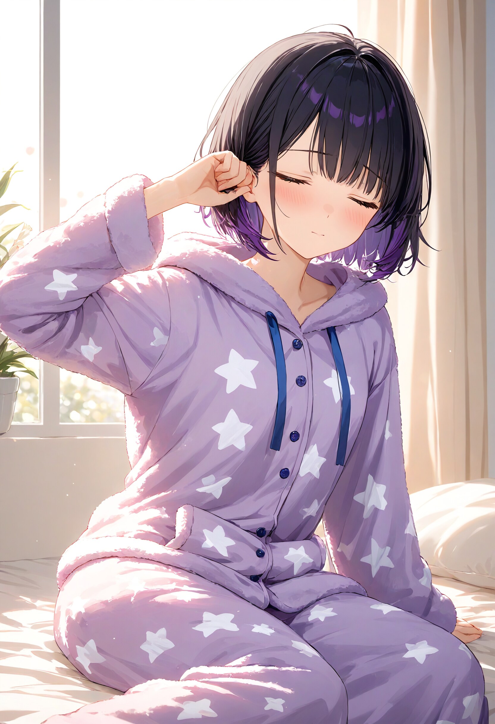 寝起きのひまり