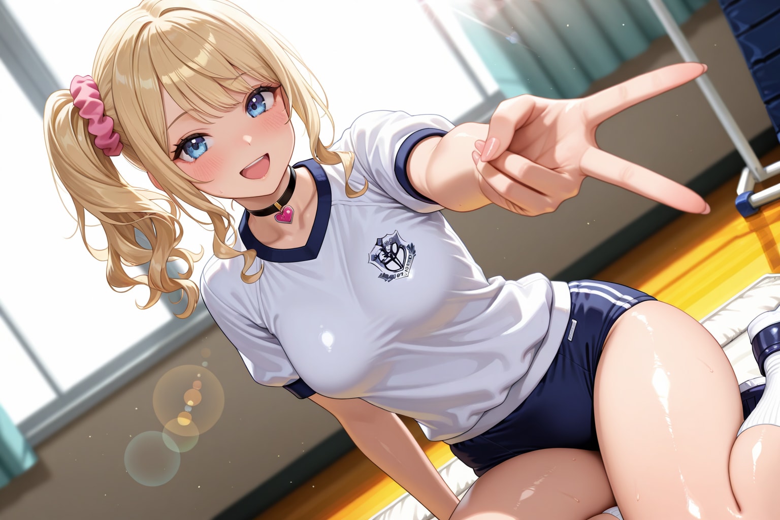 【100チャレ】「ブルマでギャルピ♡」 | の人気AIイラスト・グラビア