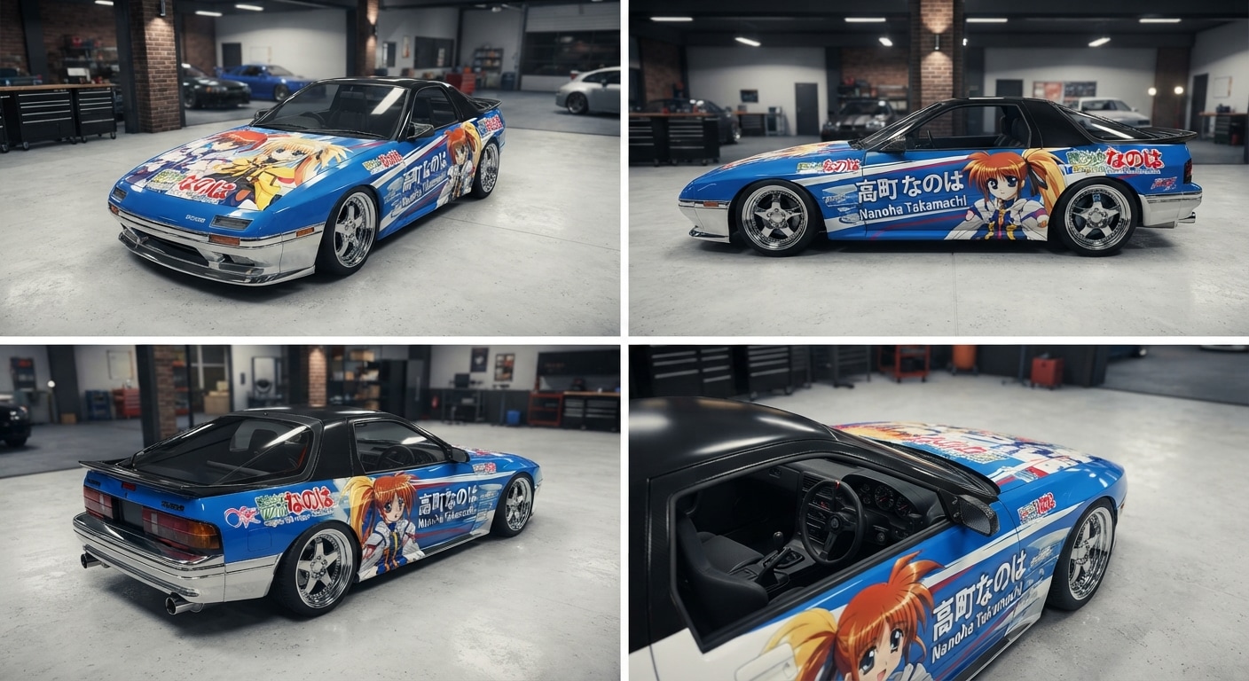 魔法少女リリカルなのは痛車FC3S | の人気AIイラスト・グラビア