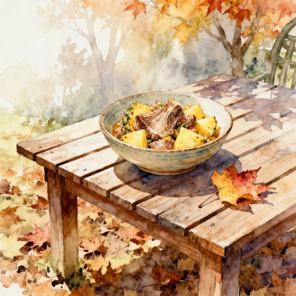 パイナップルの酢豚