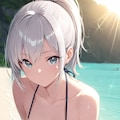 ポニテ美女 5枚目