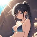 ポニテ美女 4枚目