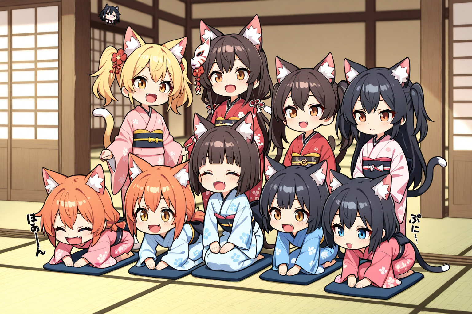 今年も宜しくお願いしみゃーす！！ | の人気AIイラスト・グラビア