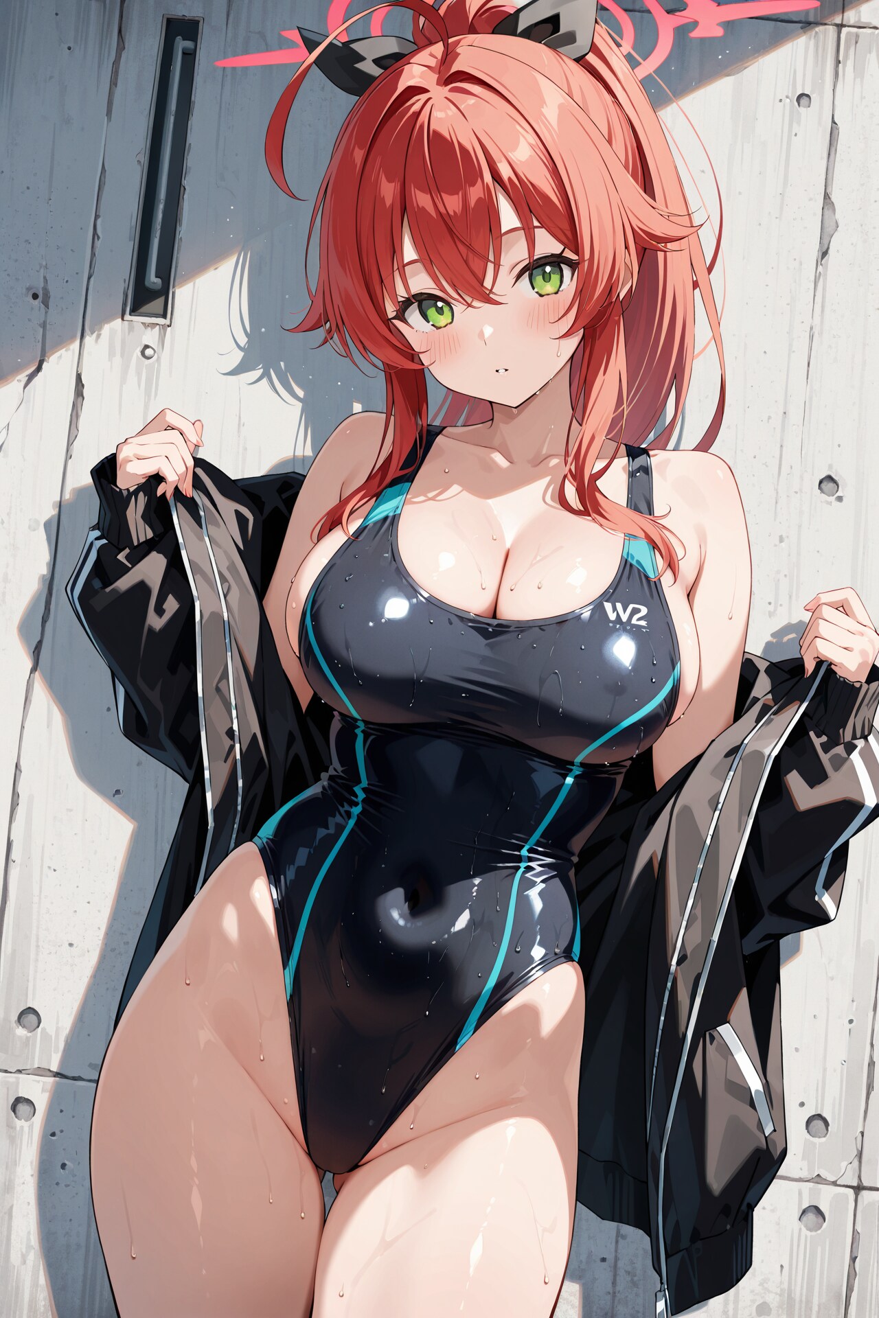 競泳水着のオスプレイちゃん Z503