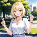 健全金髪娘 4枚目