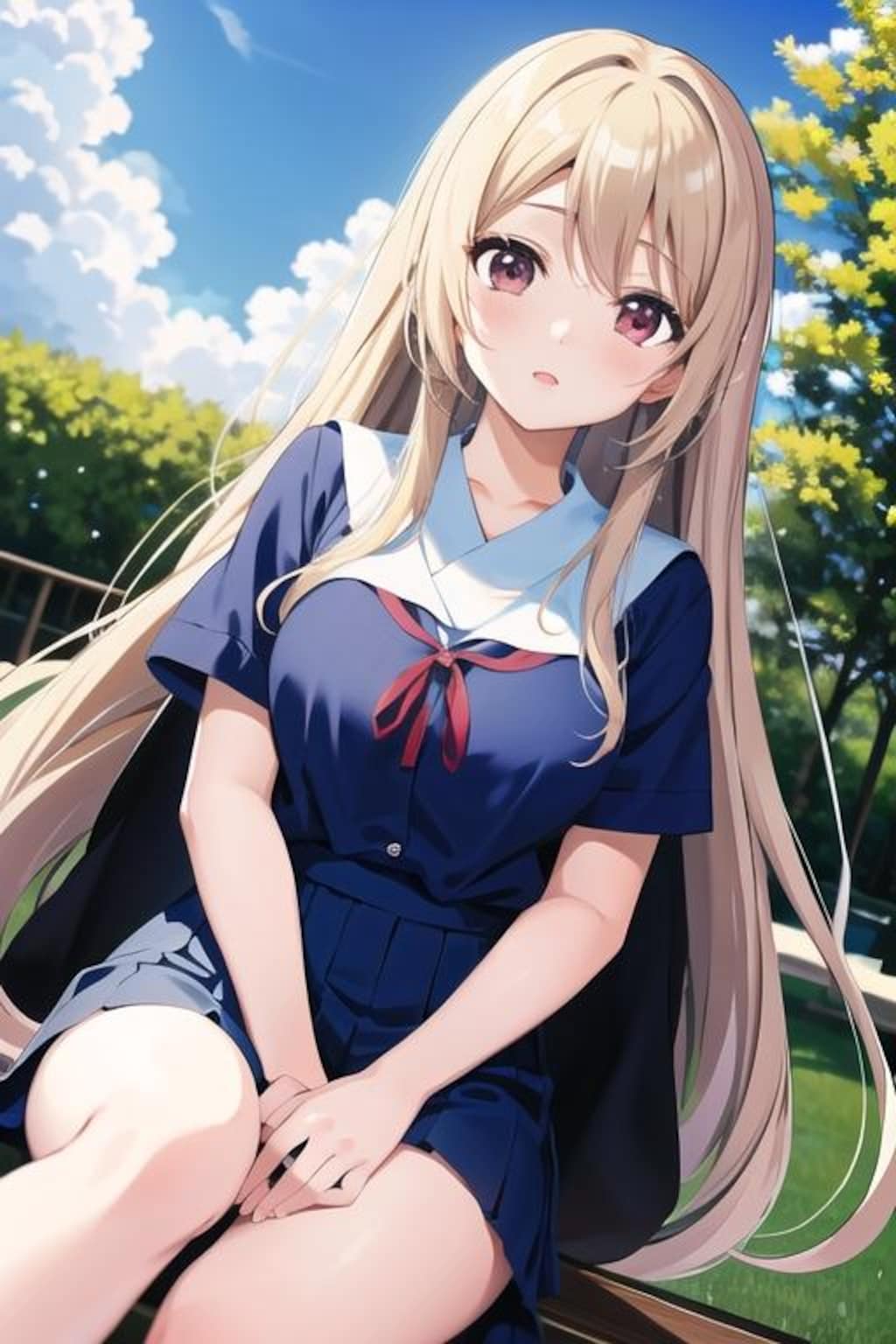 健全金髪娘