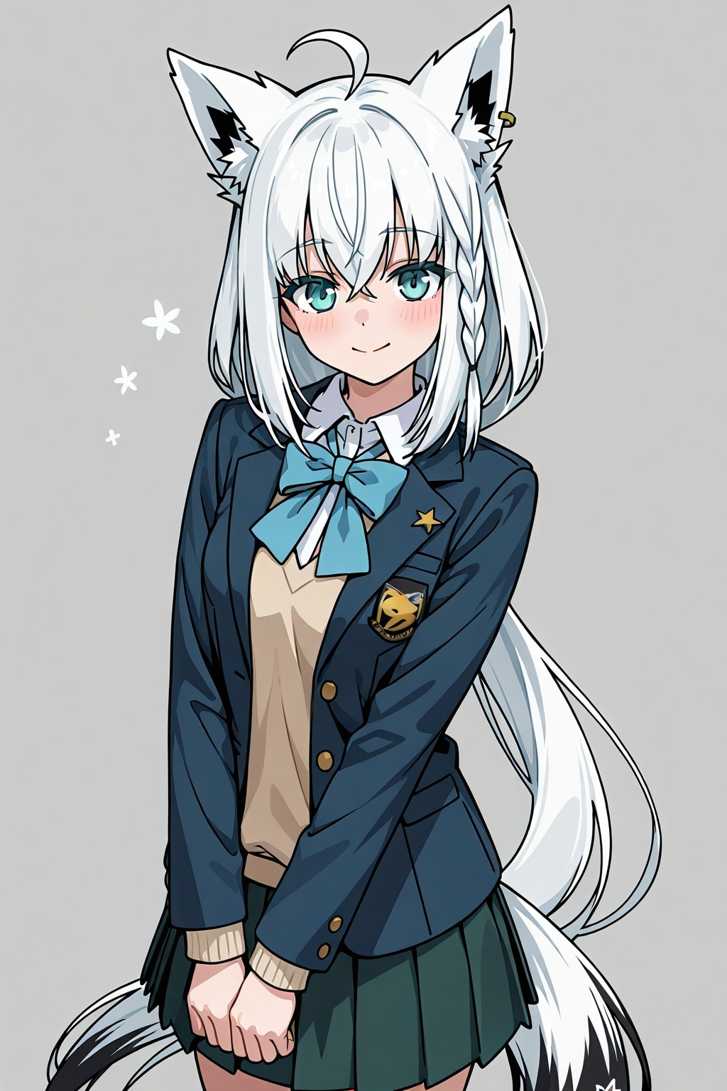 ブレザー学生服のフブちゃん