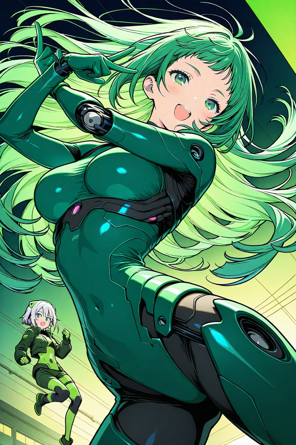 ちちぷい生成メカ娘　盆踊り向こうの人は誰ですか