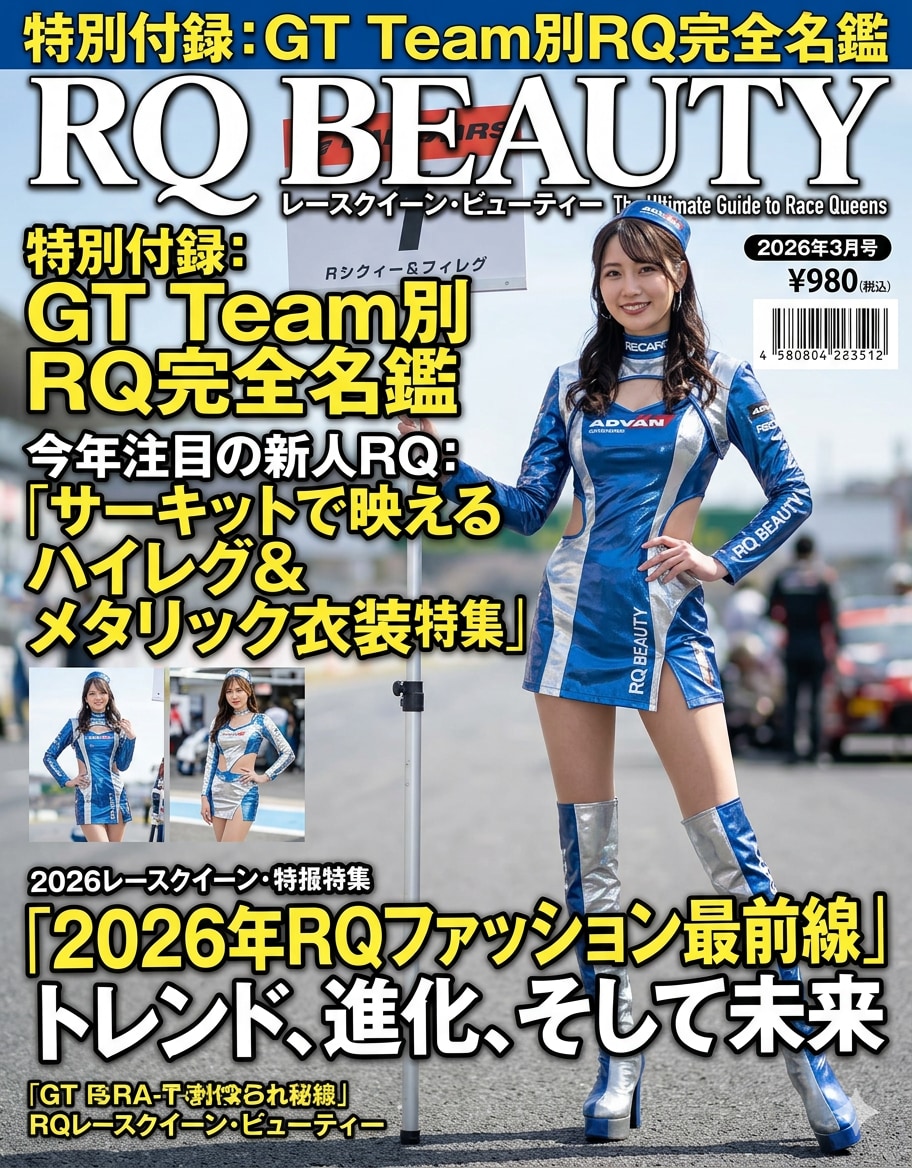 レースクイーン雑誌の表紙