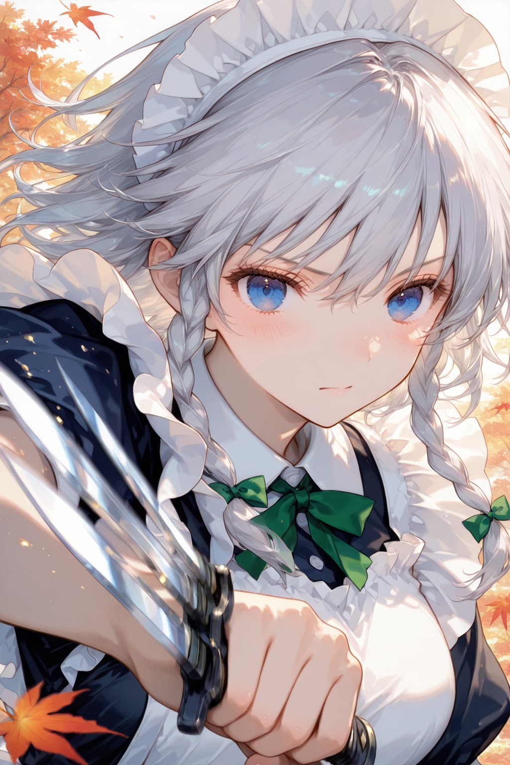 紅葉狩りメイド | の人気AIイラスト・グラビア