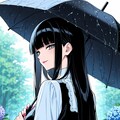 雨の日の女の子 2025　その１５ 2枚目