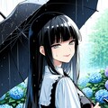 雨の日の女の子 2025　その１５ 3枚目