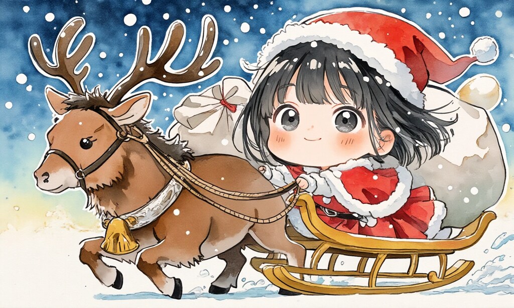 サンタちゃんとトナカイさん